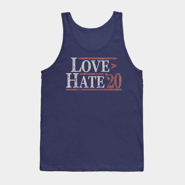 Love Over Hate Tank Top by Etopix